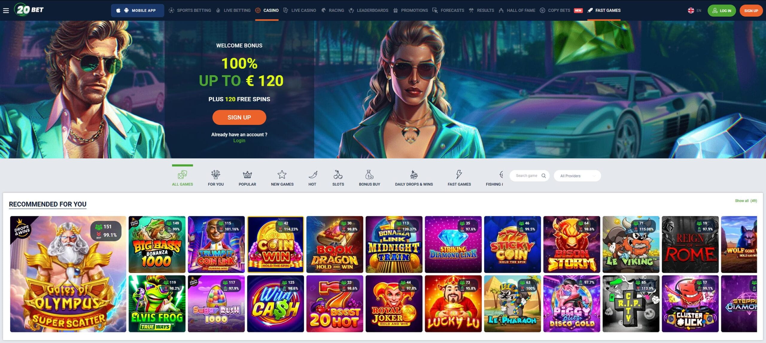 20bet Casino – Fundado en 2020, doble licencia y Uncrossable Rush